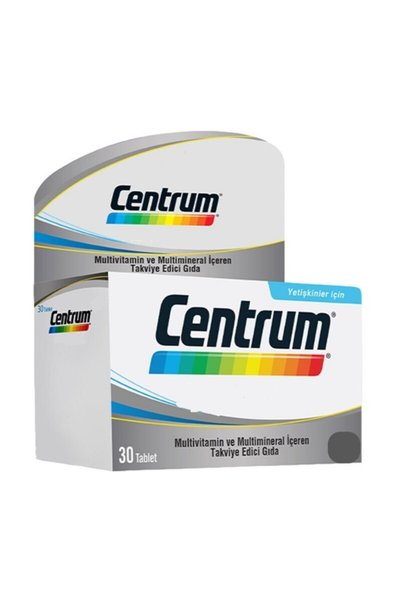 GSK Centrum Advance 30 Tablets - Food Supplement Containing Multivitamins and...