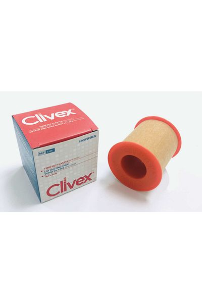 CLİVEX Cloth Flaster 5cm X 5m - Pack of 5