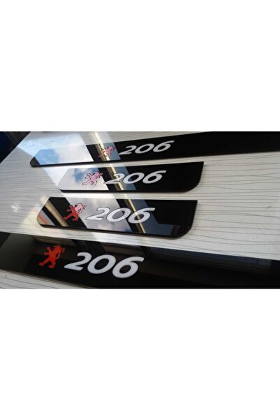 Great Master Peugeot 206 Pleksi Kapı Eşiği Takımı Basamak Çıtası (4 Parça)