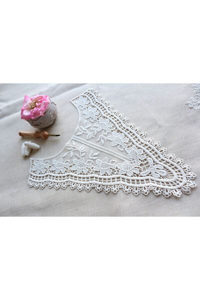 SHERLOCK HOME Guipure Collar (CREAM COLOR)