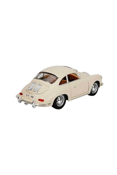 BBURAGO 1:24 Porsche 356B 1961 Girdle Cream Car