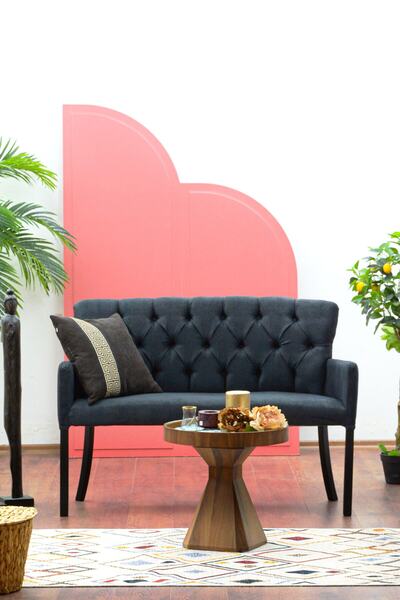 İskeletsan Aroma Ikili Kanepe Antrasit