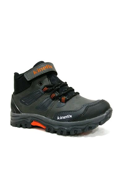 Kinetix Gray Orange Velcro Children's Boots
