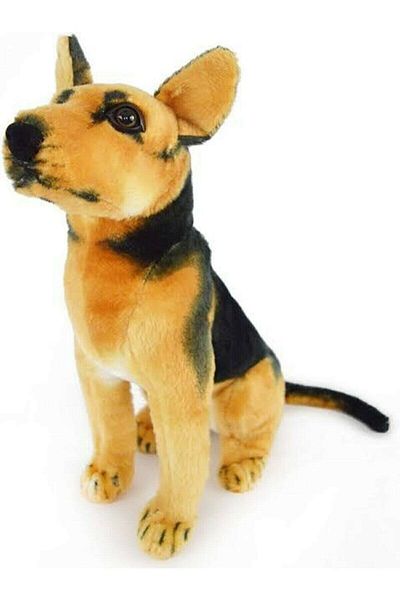 TOPROCKSTORE Toy Sitting Plush Dog 42 Cm