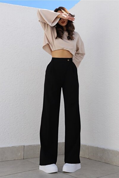 Hersteller Wooden Buttoned Cross Pants