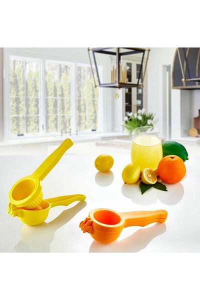 HB LİFE Practical Lemon Press & Citrus Squeezer Hard Plastic Lemon Squeezer