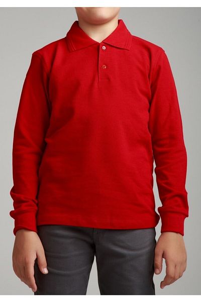 NACAR STORE Girls & Boys Long Sleeve Polo Neck School T-shirt