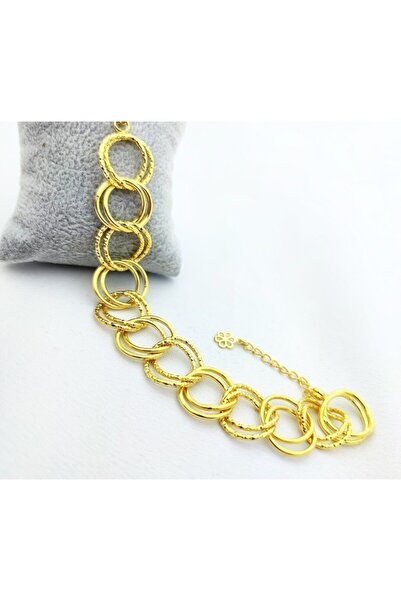 Liva Gold İmitasyon 22 Ayar Altın Kaplama Yuvarlak Halka Bileklik Modeli
