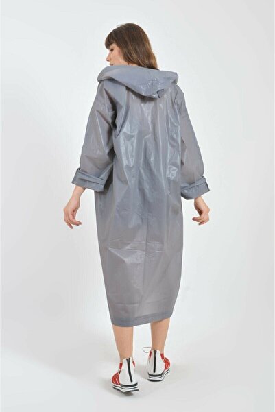 Dream Plus Αδιάβροχο Unisex Grey Eva Fabric Water Αντιανεμικό