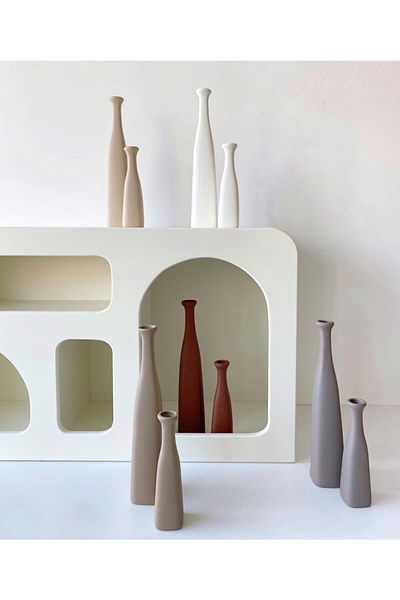 TROVE White Ceramic Vase - Persei Large Model