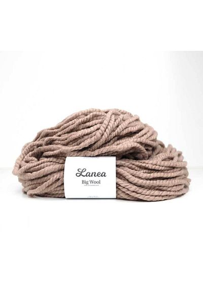 Lanea Big Wool Χοντρό μαλλί / Χρώμα βιζόν / 002 / 500 γραμμάρια