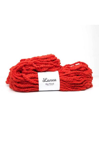 Lanea Big Wool Χοντρό μαλλί / Λουλούδι Ρόδι / 014 / 500 γραμμάρια