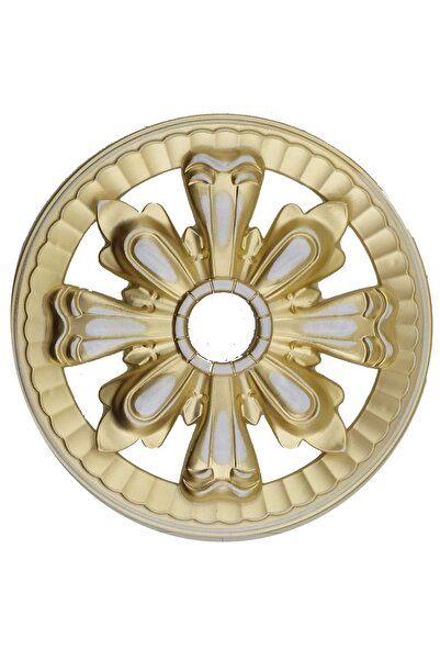 Genel Markalar Küçük Avize Göbegi - Tavan Ve Duvar Motif / Çap: 25 Cm - Bronz...