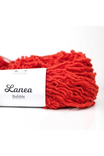 Lanea Bubble Bubble Wool String / Λουλούδι Ρόδι / 014 / 500 γραμμάρια