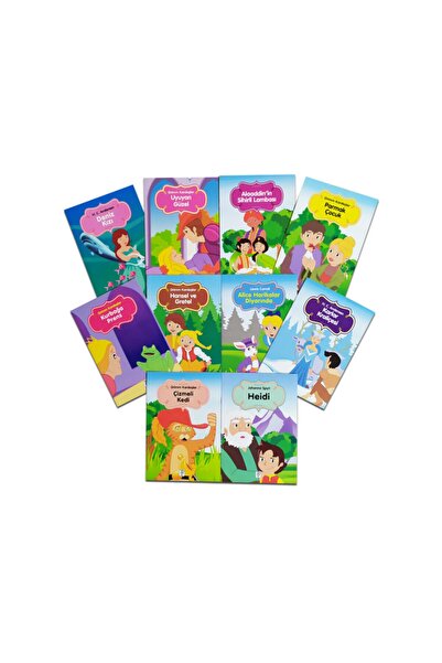 Sis Yayıncılık Renkli Dünya Çocuk Masalları Seti 2 (10 Kitap)