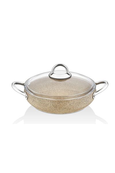 Amboss 28 cm Granite Flat Pot