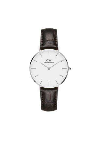 Daniel Wellington Ρολόι DW00100188, γυναικείο, 28 χιλιοστά, Δερμάτινο, Μαύρο
