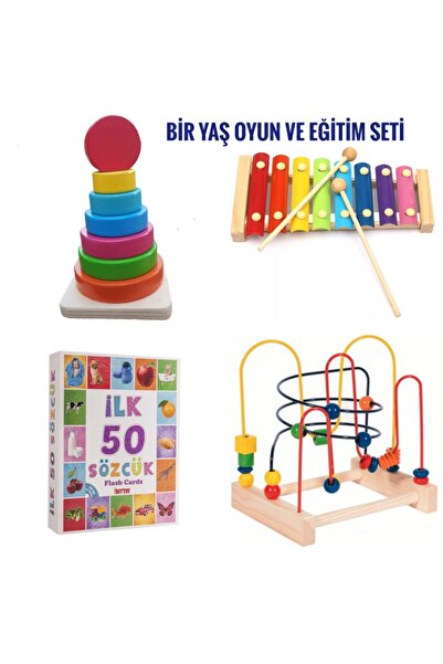 kaan oyuncak Bir Yaş Oyun Ve Eğitim Seti
