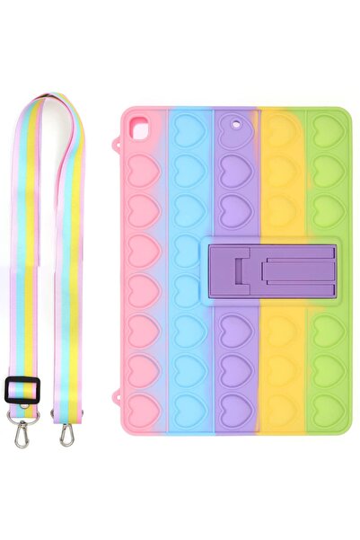 NovStrap Apple Ipad Air 9.7 Inç Ile Uyumlu Kılıf Popit Tablet Kılıfı Askılı S...