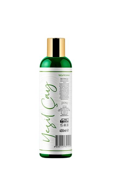 Poxy Green Tea Extract 400 ml Shampoo - Special for Fine Hair