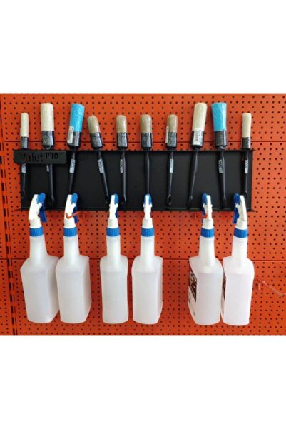 Valet Pro Fırça Ve Sprey Şişe Duvar Standı