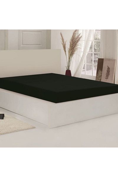 MERTİM Ελαστικό σεντόνι King Size Σεντόνι Μαύρο