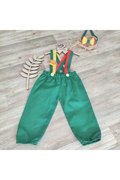 Feriatolye Safari Concept Baby Boy Green Winter Slippers