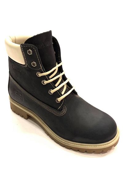 Darkwood 506 Navy Blue Αδιάβροχο Nubuck Γνήσιο δέρμα (αδιάβροχο) Γνήσια σόλα από καουτσούκ