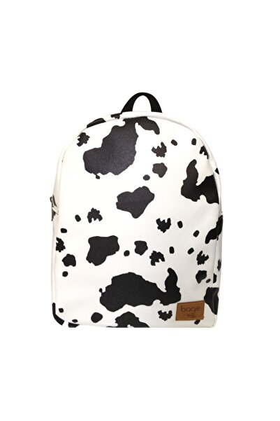 EgeOnline Σακίδιο πλάτης Bage Unisex Παιδικό Μοτίβο Εφηβικής Αγελάδας