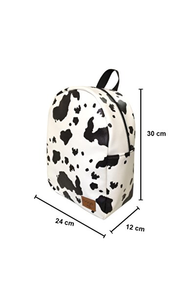 EgeOnline Σακίδιο πλάτης Bage Unisex Παιδικό Μοτίβο Εφηβικής Αγελάδας