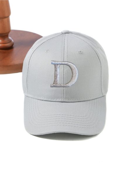 ŞapkaMania White D Gabardine Cap