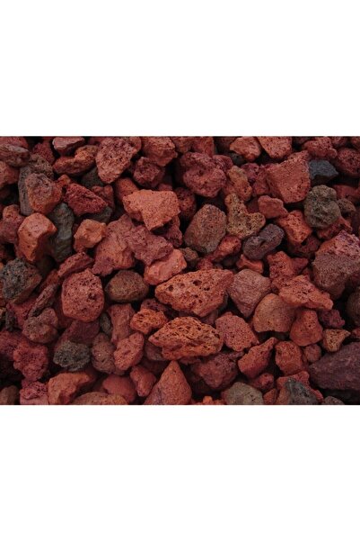 Ekodoğa Kırmızı Pomza Taşı Lav Taşı Volkanik Ponza Pomza 5 lt 3-8 mm