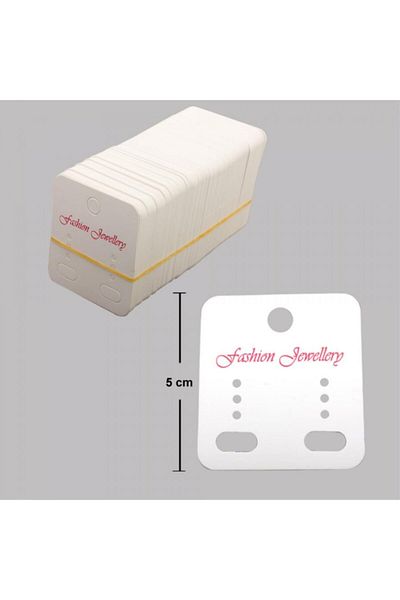 Bijuteri Net 3 Holes Clip Earring Card