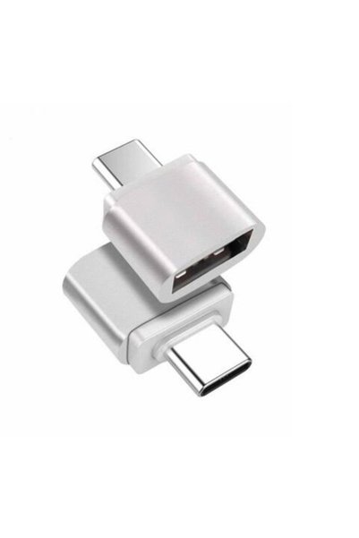Mopal USB Dişi To Type-C Erkek Dönüştürücü OTG Çevirici Adaptör Metal