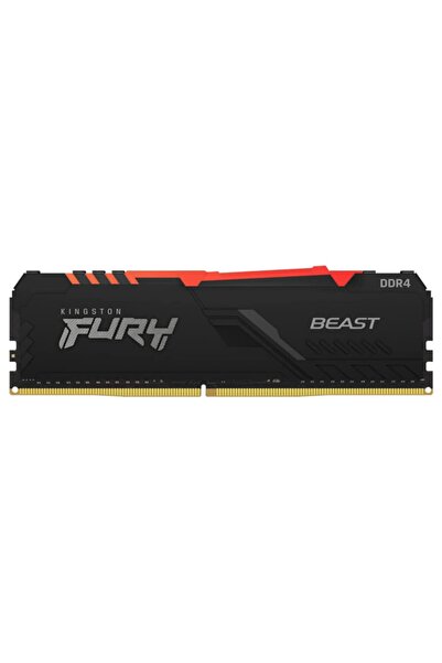 Kingston Fury Beast Rgb Kf432c16bba/8 8gb (1x8gb) Ddr4 3200mhz Cl16 Siyah Gam...