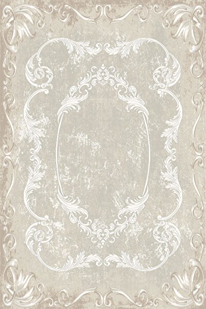 ATLAS HALI Atlas Vivaldi Vd01b Krem Kahve Klasik Salon Halısı Akrilik Halı