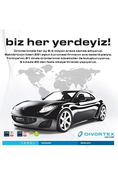 Divortex Dvx Wash Berry Ph Nötr Oto Şampuanı 16 Oz 473 ml