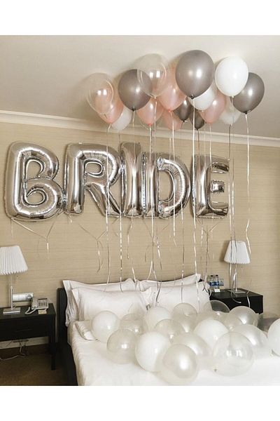 Çemrek Süs Parti Bride Balloon Set
