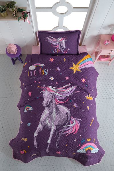 Clasy Ranforce Cotton Single Bedspread Set