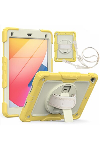 UnDePlus Apple Ipad Pro 9.7" Kılıf Renkli Strap Zırh Case A1673 A1674 A1675