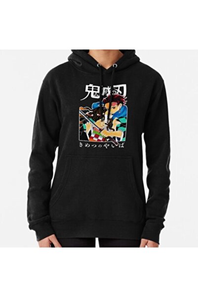 GALASHOP هودي أسود من Demon Crying Pullover موديل 318
