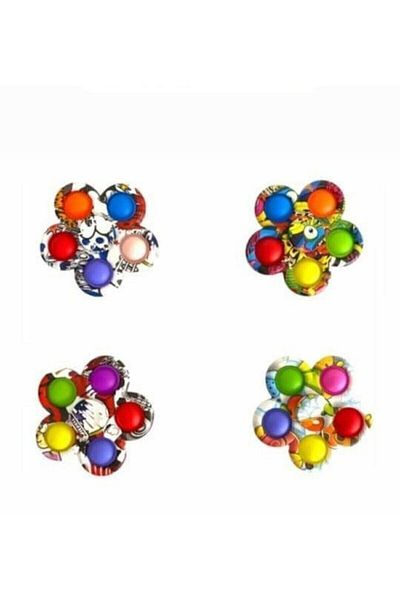 Listelik 2021 Fidget Pop It Stress Wheel - Sensory Color, 1 Piece