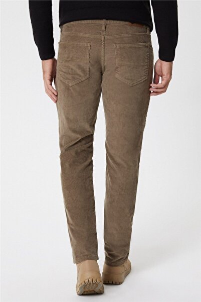 Lee Cooper 221 Lcm 221005   Ricky Nd 1 High Waist Regular Straight Straight Beige Men's Chino Pants