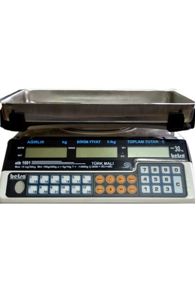 betsa Etb - 1601 Pazarcı Tip 30 Kg Akülü Terazi