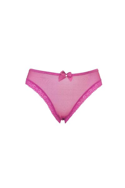Papatya 07 Mov Dantela Fancy Slip