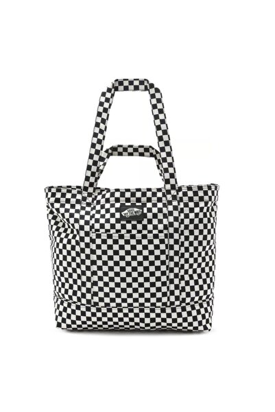 Vans حقيبة نسائية من القماش مع حزام كتف تيل أول زيب توت 705