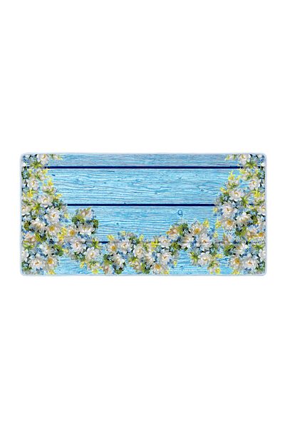 Colorix Carpet Non-Slip Base Countertop Kitchen Mat 75x150 Cm No: 368