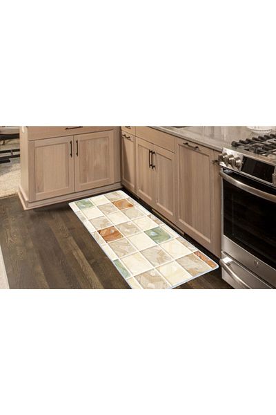 Colorix Carpet MUARTSHOP Covor Baza Antiderapante Covoraș de Bucătărie Față Bancă 75x150 Cm Nr.: 492 871301