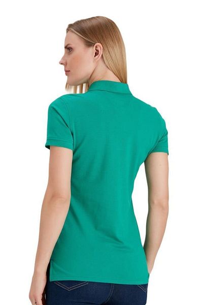 Woolnat Γυναικείο μπλουζάκι Polo Neck Cotton