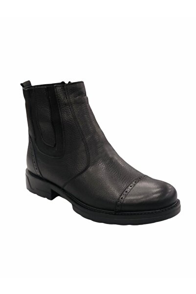 Scor Cizme pentru bărbați din piele naturală și blană Scr210